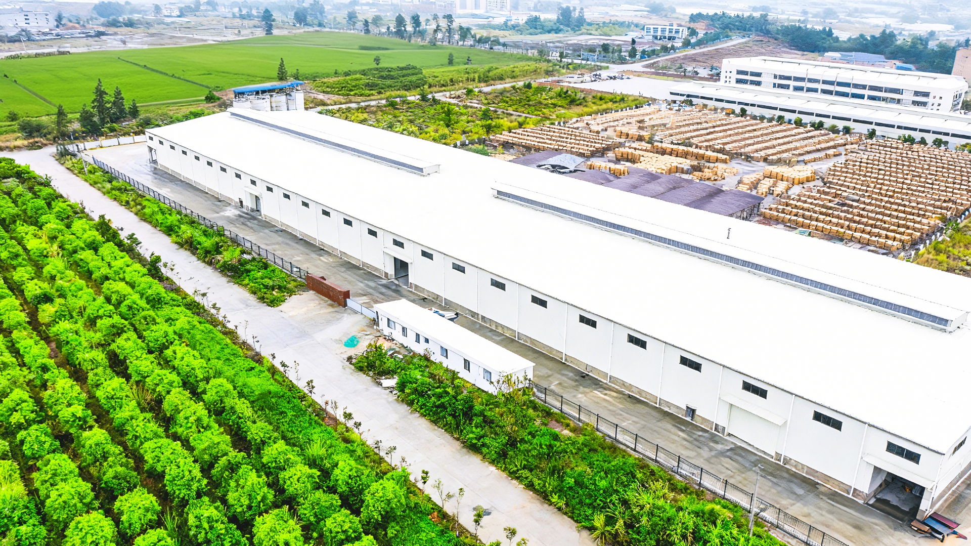 Aerial view of the Tianshun manufacturing campus