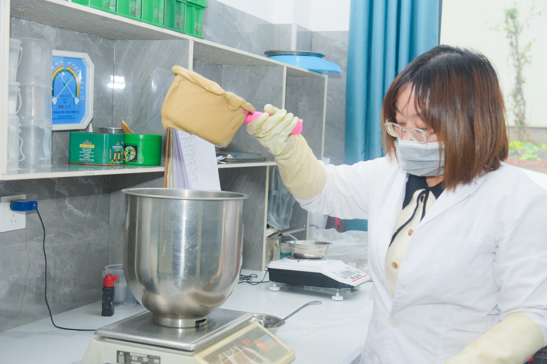 Laboratory batching process