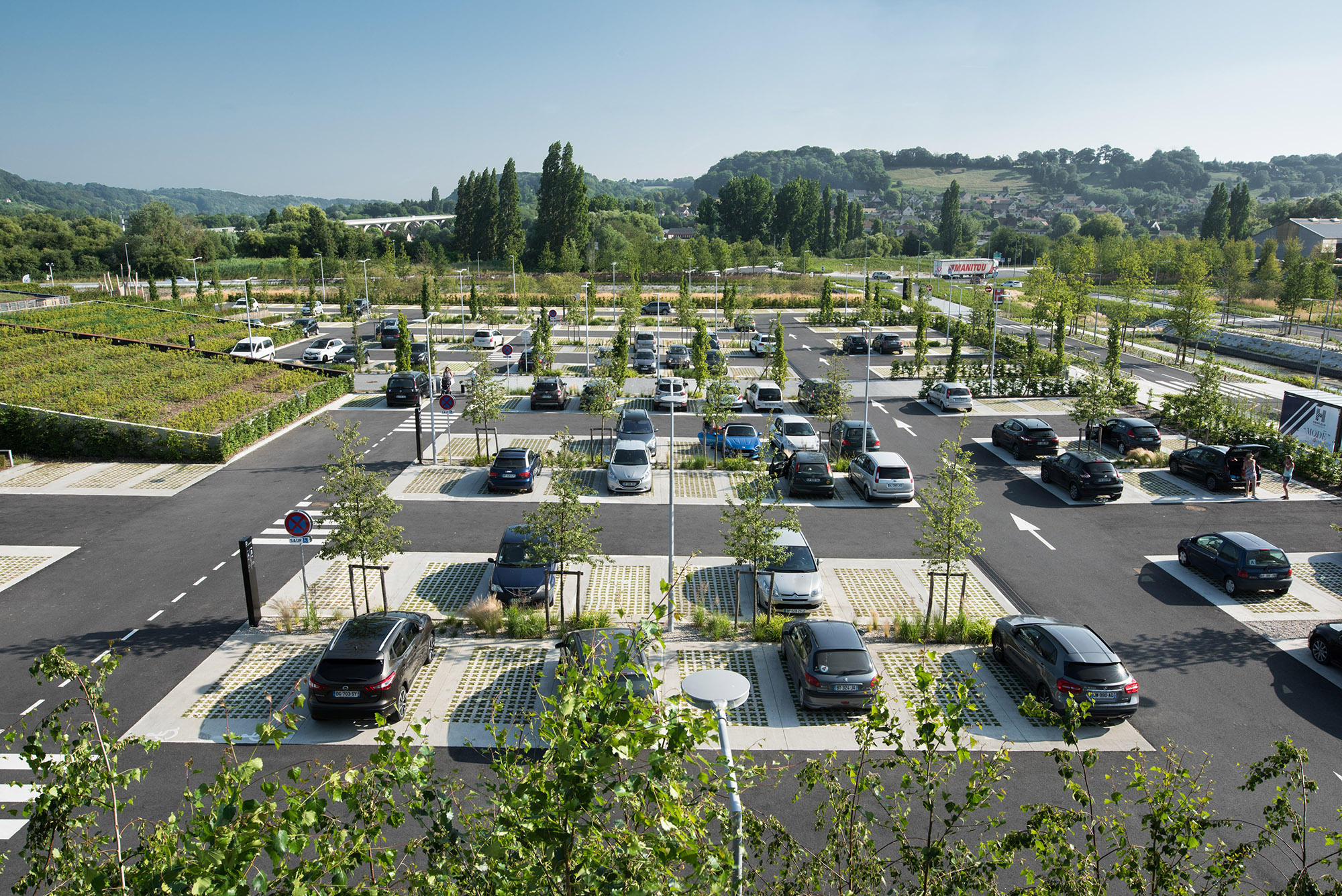 Permeable Eco-Parking Pavement